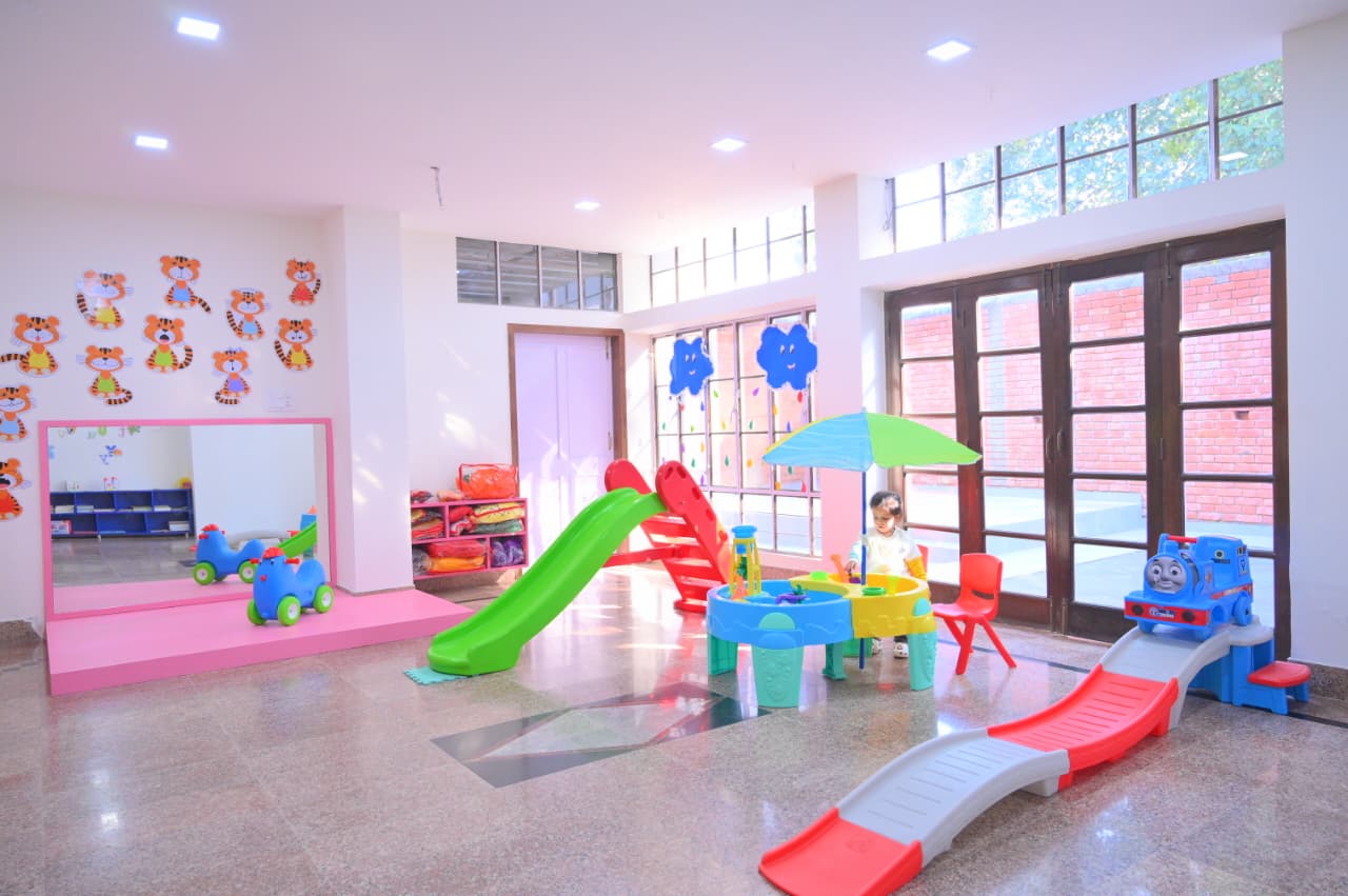 Hygienic and well-ventilated preschool classroom at Edujoy
